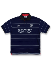 製品画像: 1999-00年シーズン マンチェスター・ユナイテッド アウェイレトロユニフォーム正面図