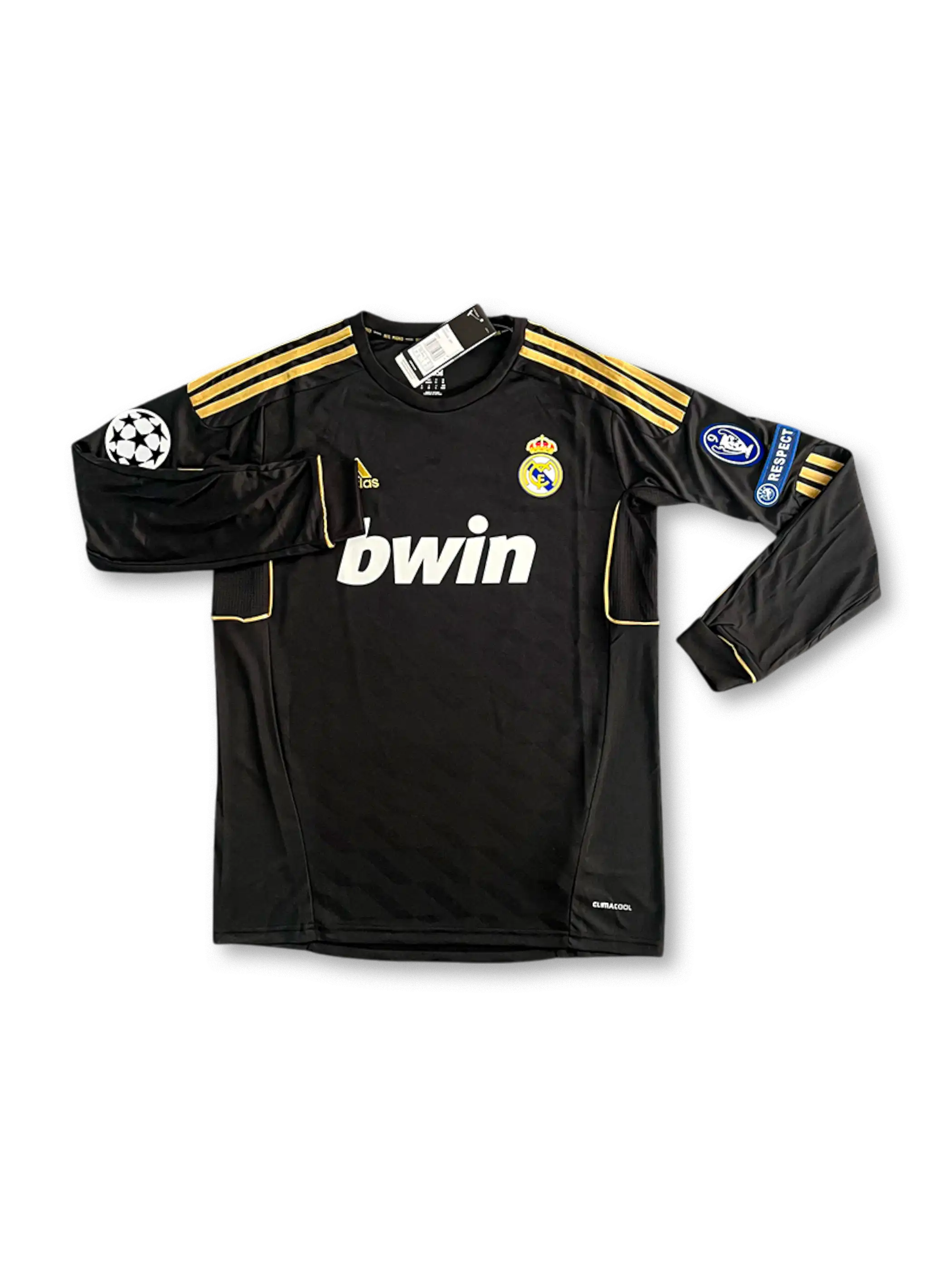 2011/12レアル・マドリードアウェイCロナウド7番長袖ジャージ全体の外観