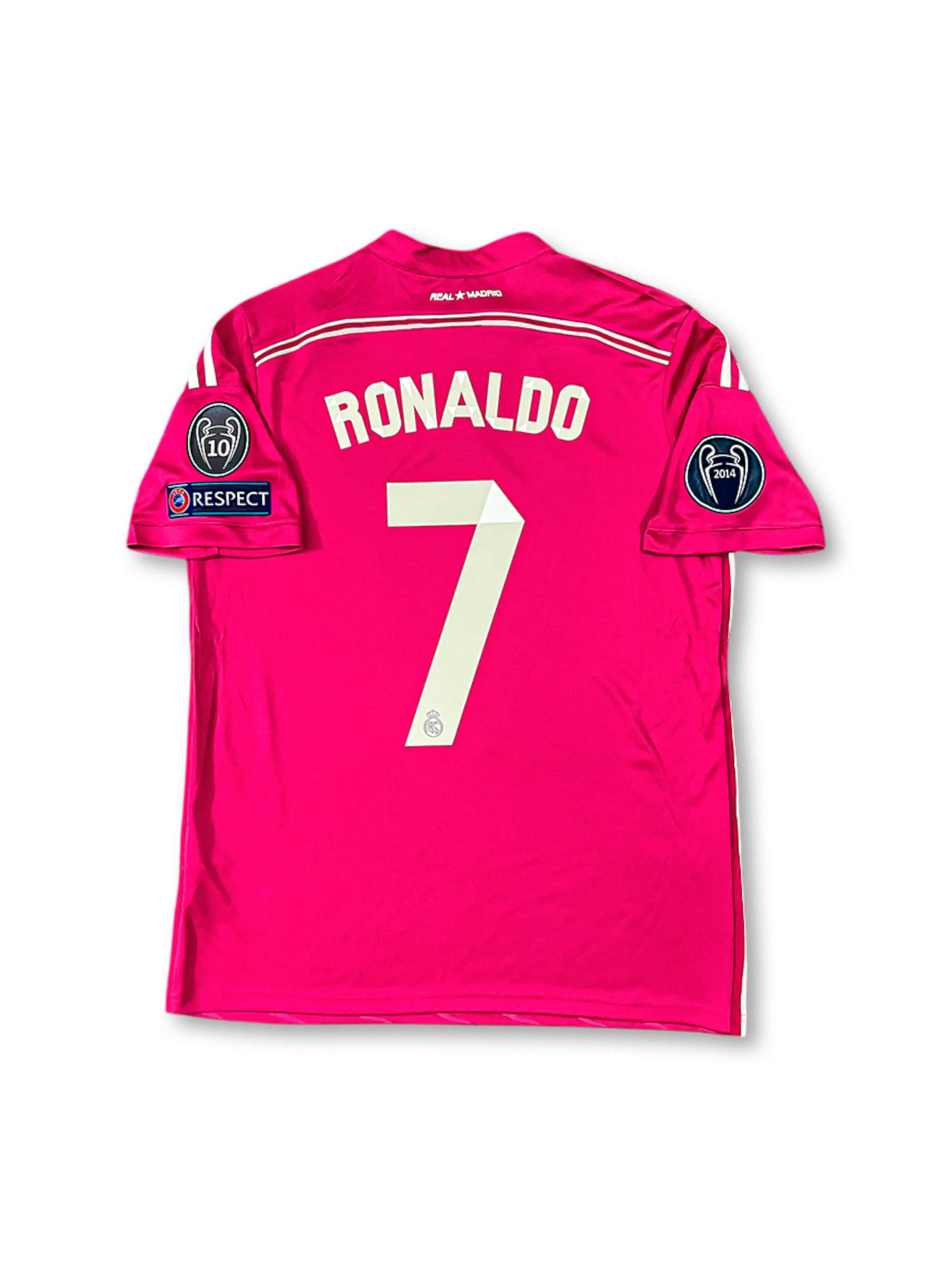 2014/15レアル・マドリードアウェイCロナウド7番ジャージ全体の外観