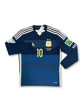 2014年アルゼンチン代表ワールドカップアウェイメッシ10番長袖ジャージ全体の外観