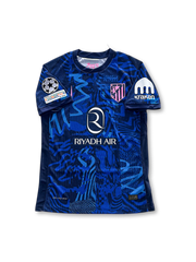 2024/25アトレティコ・マドリード サードジャージ正面・ネイビーブル