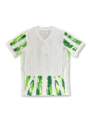 2025/26ナイジェリア代表ホームジャージ正面・白×グリーンパームフェザー