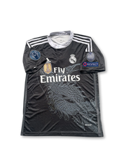 2014/15レアル・マドリード ブラックドラゴン サードジャージ正面・背面 ロナウド7番
