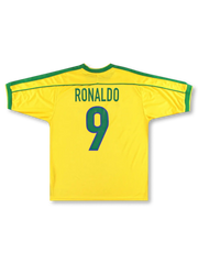 1998 ブラジル ホーム ユニフォーム ロナウド 9番