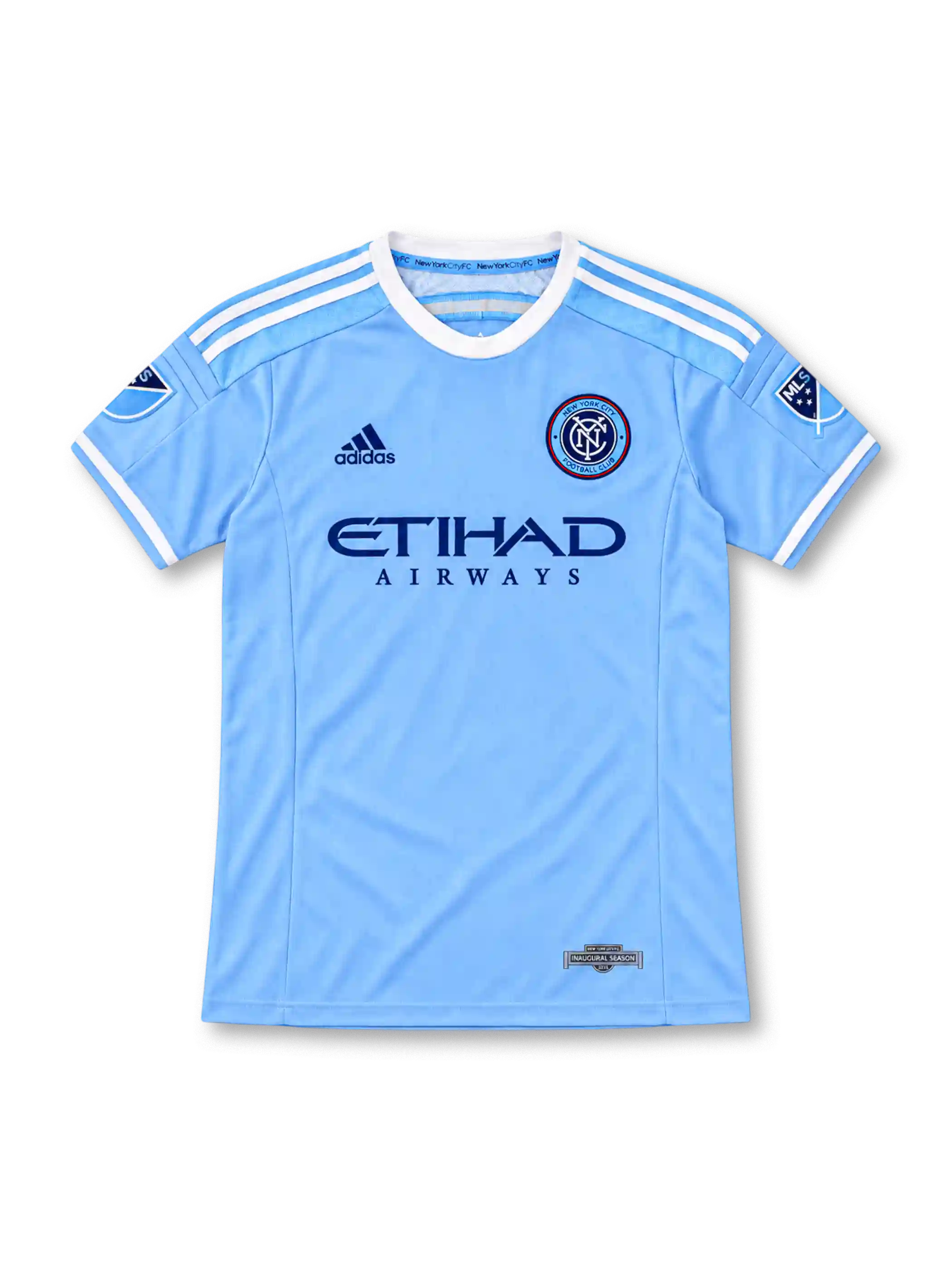 ニューヨーク・シティFC 2015 ホーム ユニフォーム スカイブルー ETIHAD AIRWAYS INAUGURAL SEASON パッチ