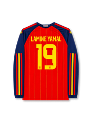 2026 スペイン代表 ワールドカップ ホーム ロングスリーブユニフォーム ラミン・ヤマル #19