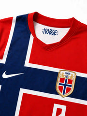 ノルウェー代表 2026 ホームユニフォーム(ブロート・ハーランド 9)