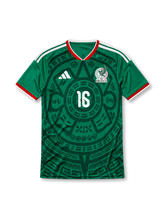 メキシコ代表 2026 ワールドカップ ホーム レプリカ ユニフォーム(J. キニョネス 背番号16)