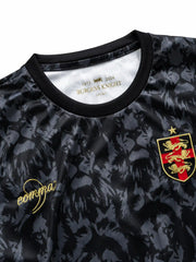 2024-25 イングランド代表 ブラック ライオン柄 Tシャツ
