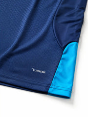 2026 スペイン代表 ネイビー×シアン トレーニングシャツ