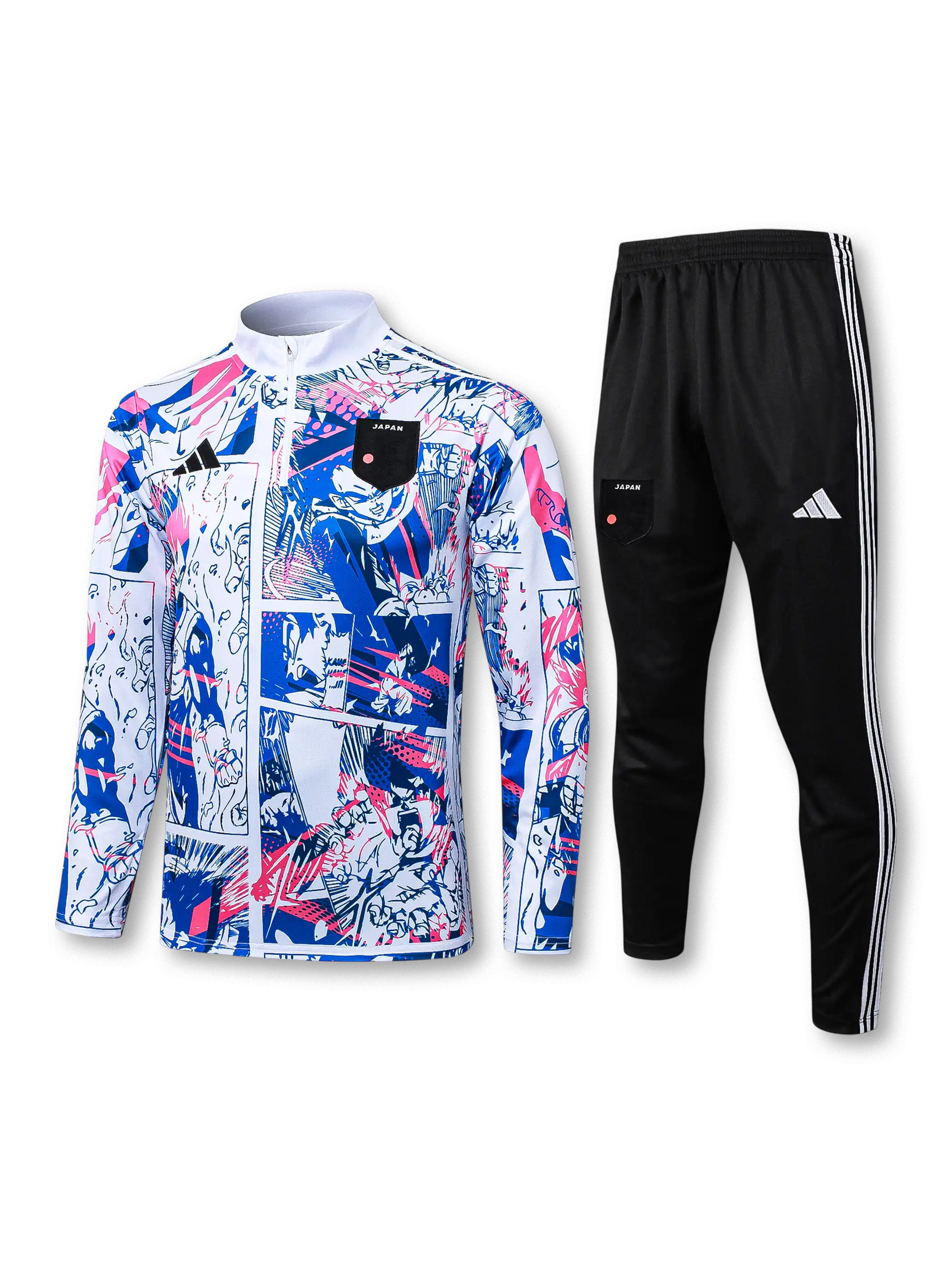 日本代表 グラフィック ハーフジップ トレーニングトップ 正面