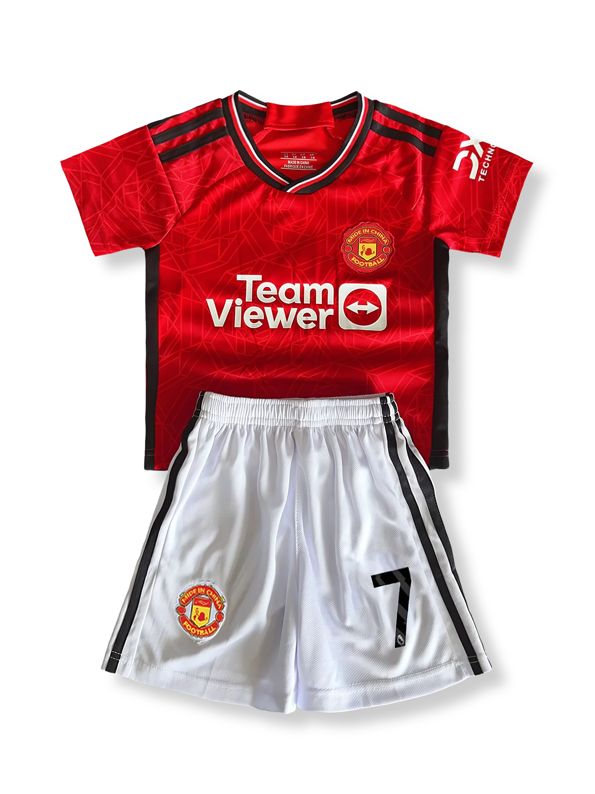 製品画像:子供用マンチェスター・ユナイテッド C.ロナウド 7番 ユニフォームセット全体図