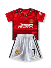 製品画像:子供用マンチェスター・ユナイテッド C.ロナウド 7番 ユニフォームセット全体図