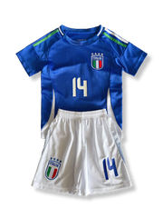 製品画像:子供用イタリア チェーザ 14番 ユニフォームセット全体図
