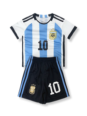 製品画像:アルゼンチン子供用ユニフォームセット全体図