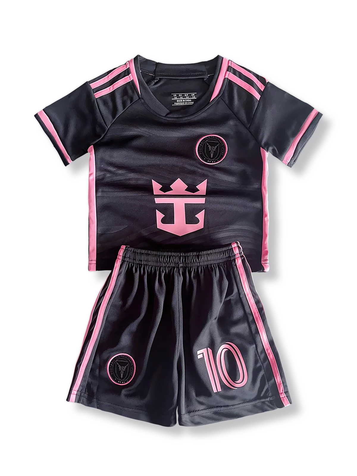 インテル・マイアミ キッズサッカーユニフォームセット全貌、メッシ10番