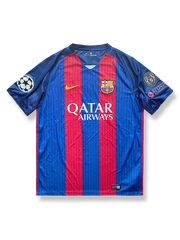 2016-2017シーズン サイン入りバルセロナホームユニフォーム 正面図