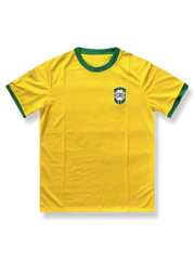 1970年ワールドカップ ブラジル サイン入りホームジャージ正面図