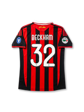 ACミラン 2009-10 UEFAチャンピオンズリーグ仕様 ホームジャージ ベッカム32番 フロント