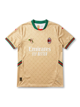 Puma×Gucciスネークコンビロゴ・ACMエンブレム・Emiratesスポンサー・グリーン赤Gucciウェブ袖口