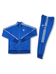 adidas Originals ロイヤルブルー トラックスーツ 正面
