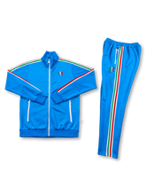 adidas Originals ブルー イタリアカラー トラックスーツ 正面