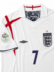 2006年 イングランド ホーム ベッカム 7番