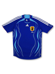 2006 日本代表 ホーム ユニフォーム 正面 サムライブルーと炎柄