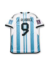 アルゼンチン代表 2022 FIFAワールドカップ カタール大会 決勝仕様 ホームジャージ フリアン・アルバレス9番 フロント