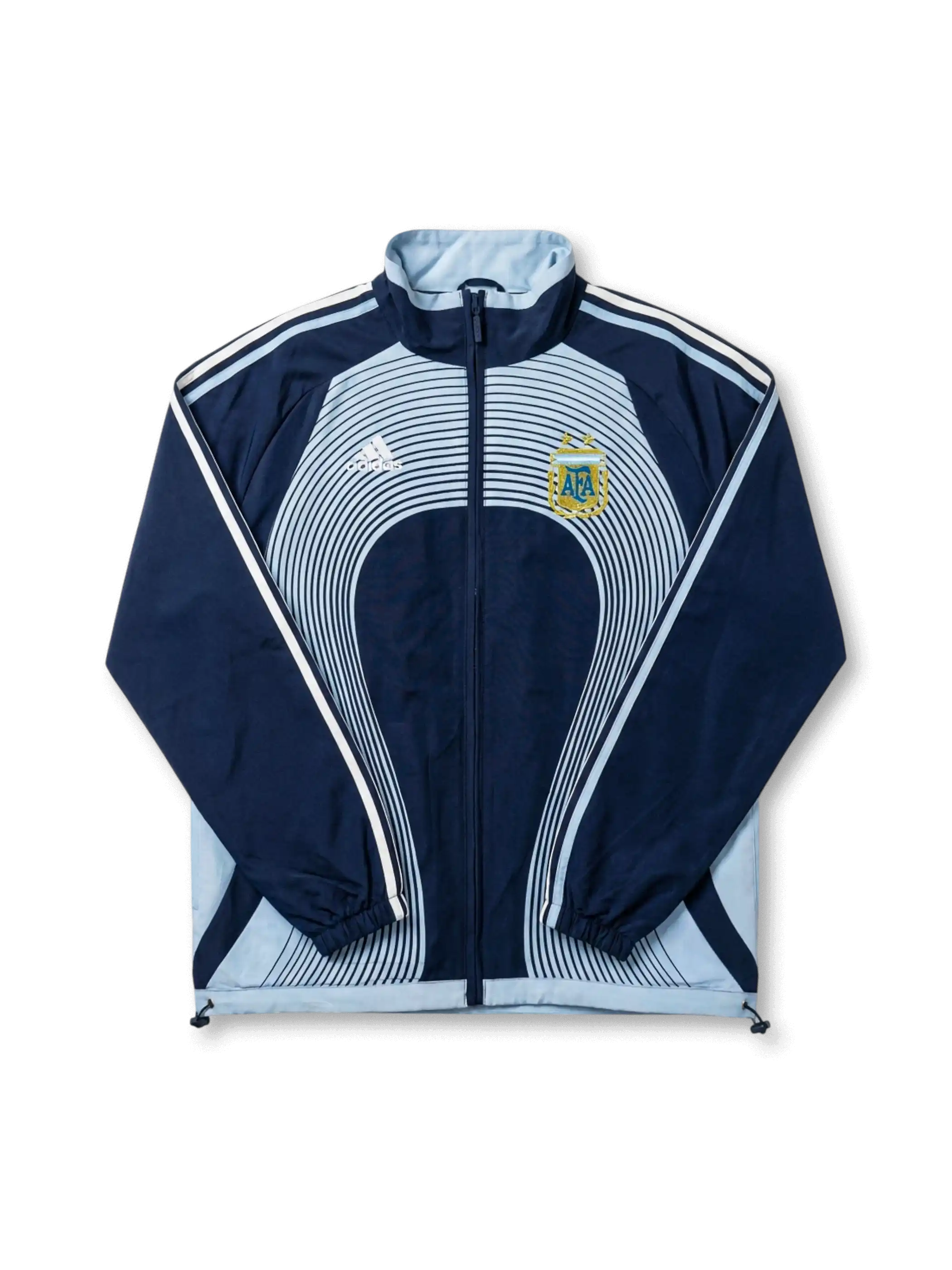 希少！入手困難 adidas アルゼンチン代表 ジャージ トラックジャケット 2006 アルゼンチン代表 トラックジャケット adidas ネイビー-KICKO