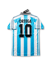 アルゼンチン代表 FIFA WORLD CUP 1998 ホームジャージ — オルテガ 10番