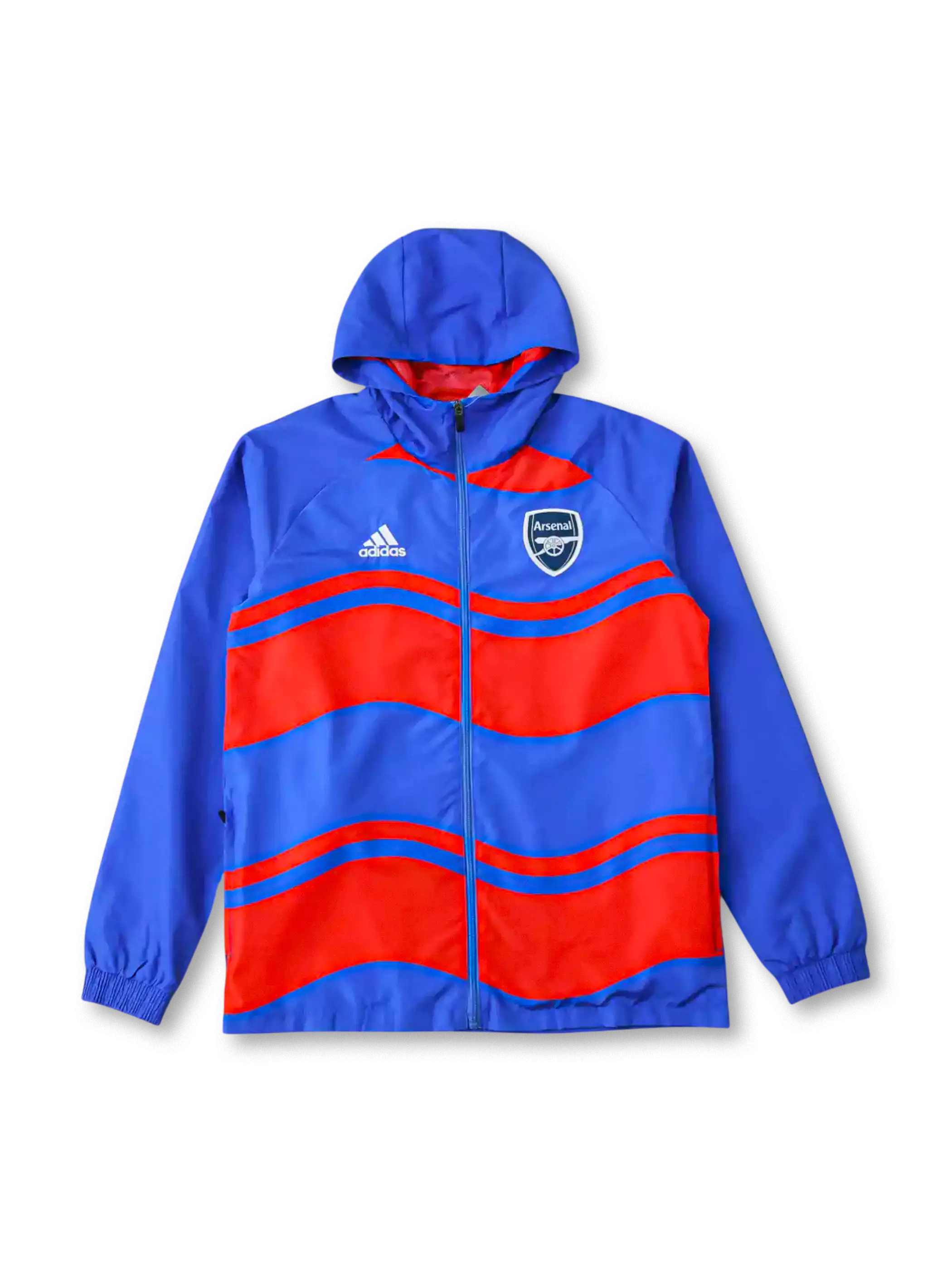 アーセナル ウィンドブレーカー ブルー×レッド