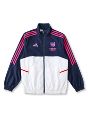 アーセナル ネイビー×ホワイト ウィンドブレーカー 前面