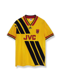 1993/94シーズンのアーセナルアウェイユニフォーム、イアン・ライト着用のクラシックサッカージャージ