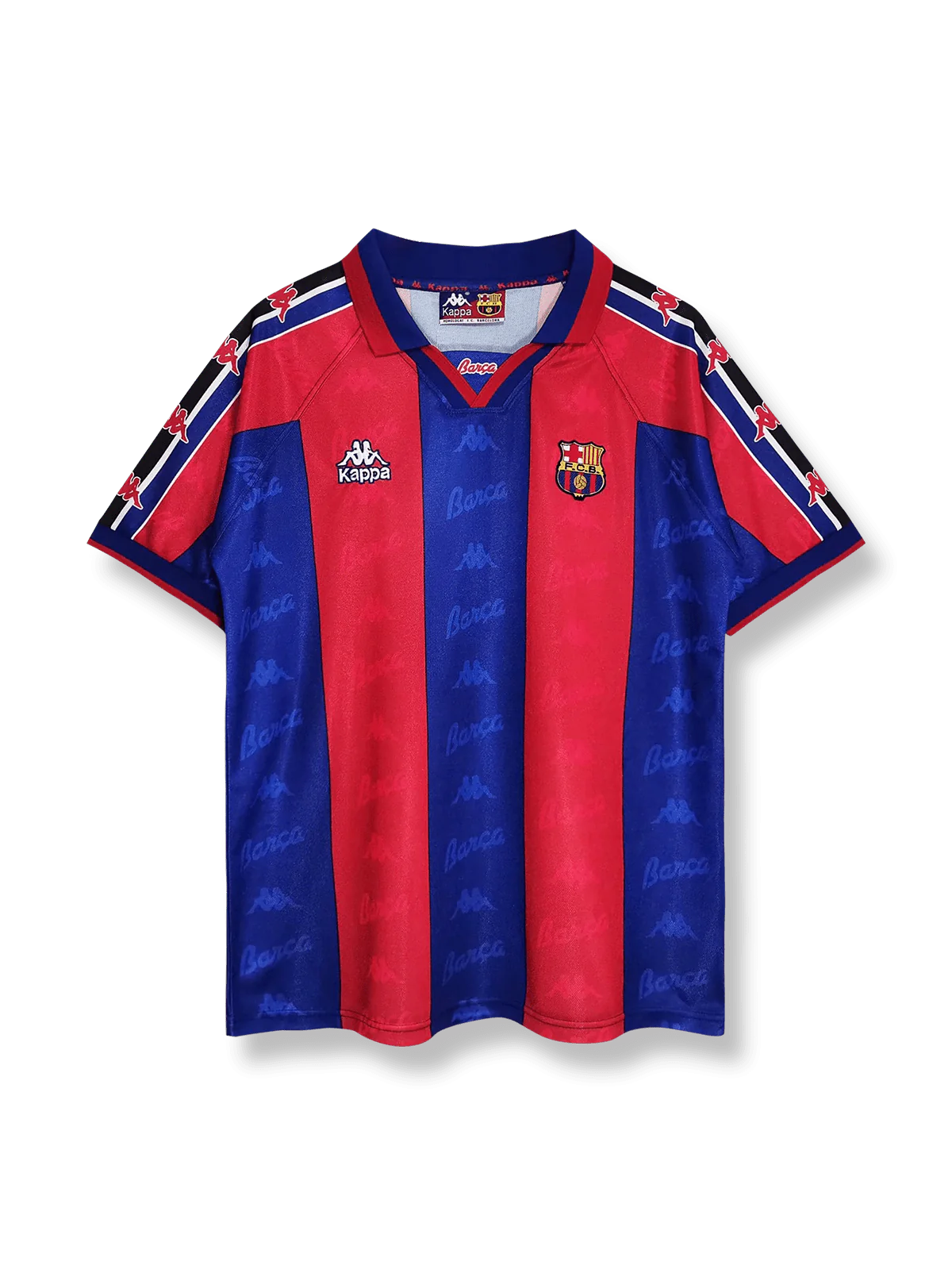 1995/97シーズンのFCバルセロナホームユニフォーム、Kappa製、ロナウド着用モデル