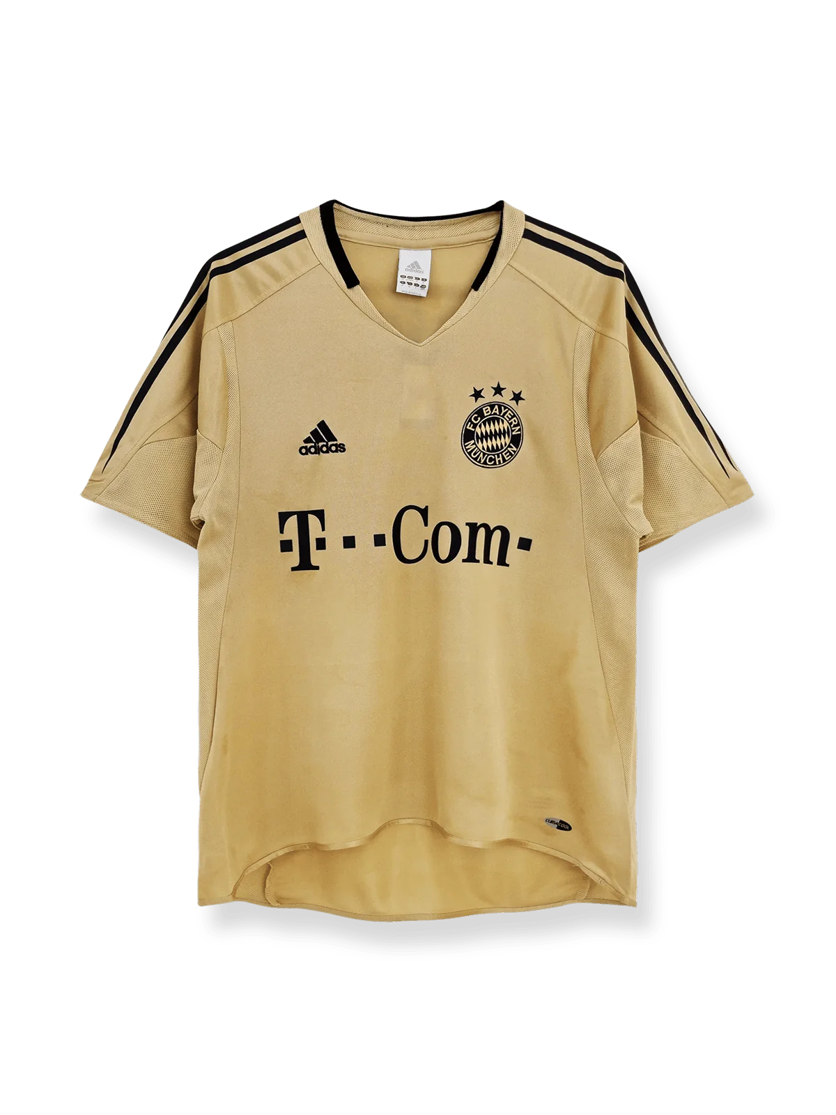 2004/05シーズンのバイエルン・ミュンヘンアウェイクラシックユニフォーム、オリバー・カーン着用の伝統的サッカージャージ