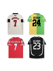 ベッカム福袋 背番号入りジャージ2枚セット, vintage football shirt bundle