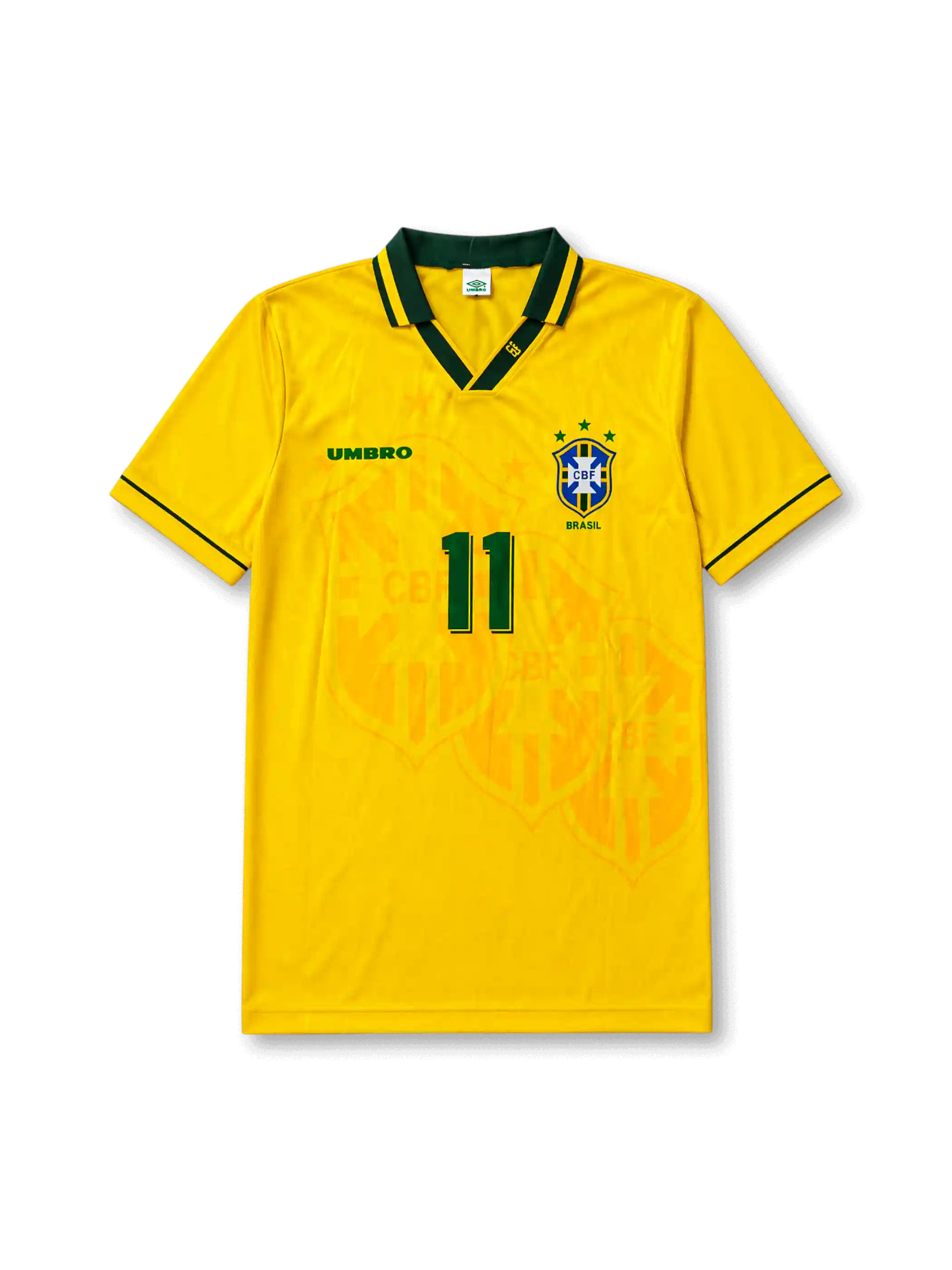 UMBRO 1994年 ブラジル代表 ロマーリオ ユニフォーム アメリカW杯 ブラジル代表 1993-94 ホーム ワールドカップ レプリカ ジャージ