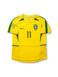 ブラジル代表 2002 FIFAワールドカップ韓国・日本大会 ホームジャージ ロナウジーニョ11番 フロント