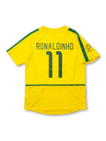 ブラジル代表 2002 FIFAワールドカップ 韓国・日本大会 ホームジャージ ロナウジーニョ #11
