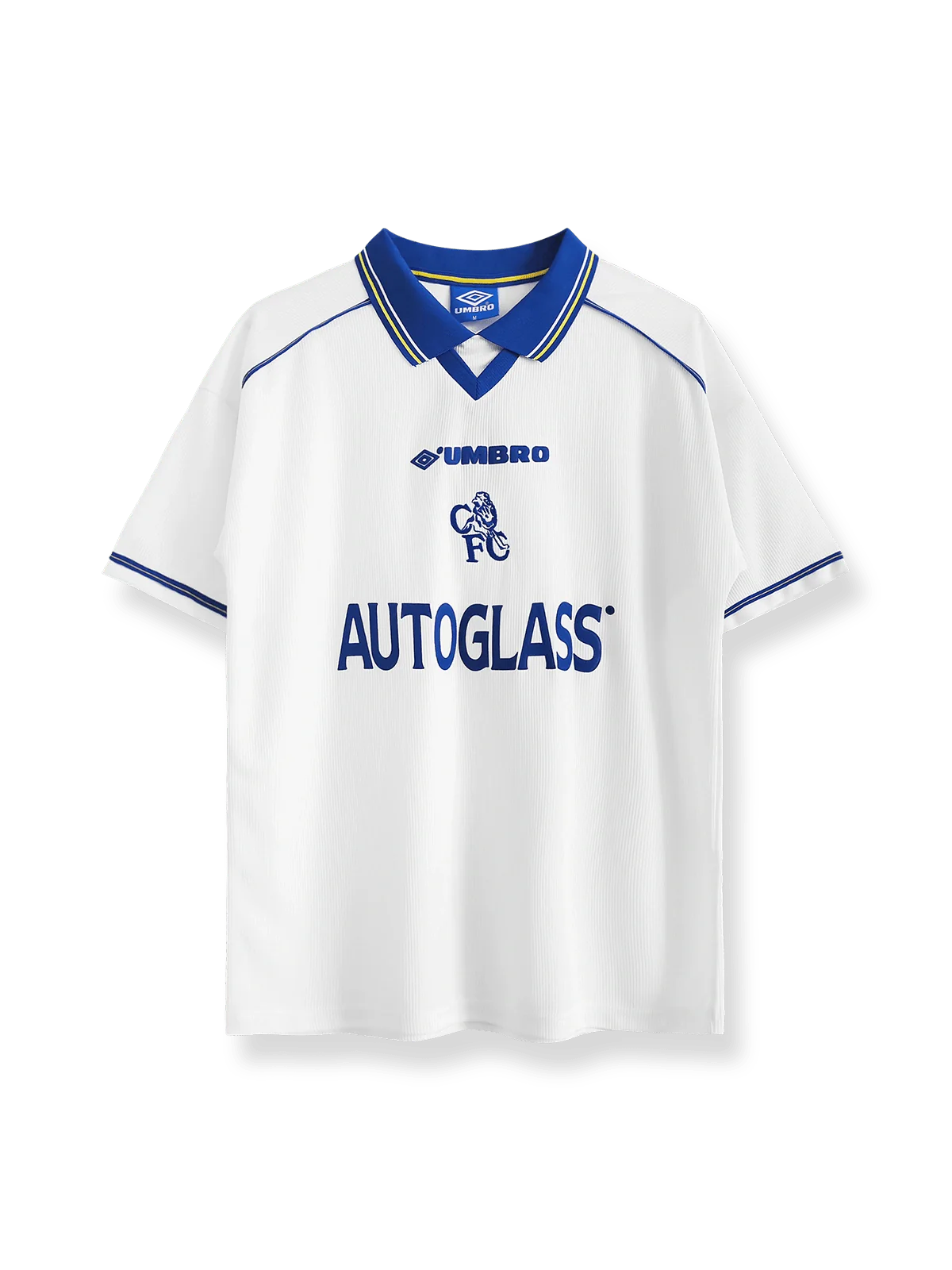 1998/00シーズンのチェルシーアウェイユニフォーム、ジルベルト・シルヴァ着用のクラシックサッカージャージ