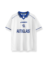 1998/00シーズンのチェルシーアウェイユニフォーム、ジルベルト・シルヴァ着用のクラシックサッカージャージ