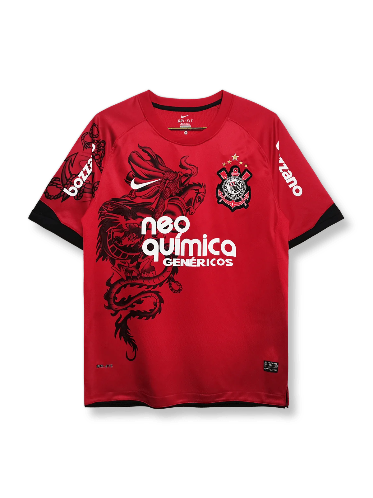 2011/12シーズンのコリンチャンスセカンドアウェイユニフォーム、ポール・アウベス着用のクラシックサッカージャージ