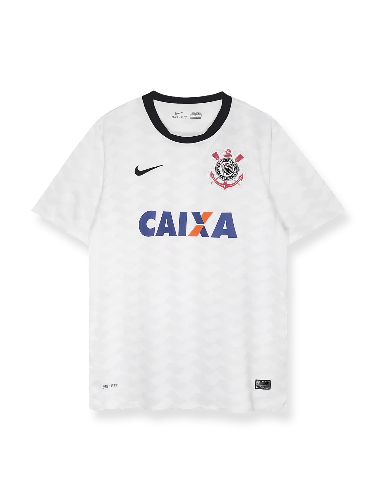 2012シーズンのコリンチャンスホームユニフォーム、ネイマールとポール・アウベス着用のクラシックサッカージャージ