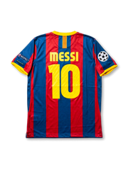 FCバルセロナ 2010-11 UEFAチャンピオンズリーグ決勝ロンドン大会 ホームジャージ メッシ10番 フロント