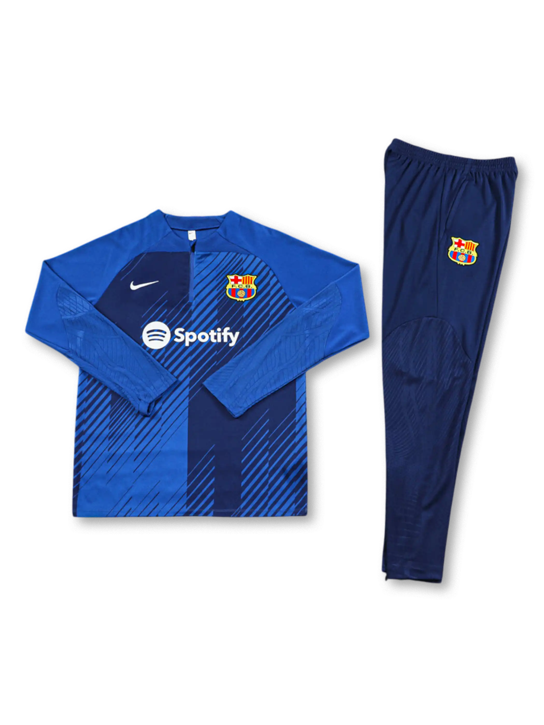 FCバルセロナ ハーフジップジャージ S ドリルトップ FCバルセロナ ハーフジップ トレーニングセットアップ（Nike仕様