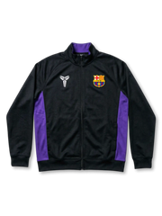 FCバルセロナ トラックジャケット ブラック×パープル フロントデザイン