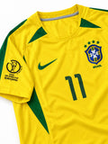 ブラジル代表 2002 FIFAワールドカップ 韓国・日本大会 ホームジャージ ロナウジーニョ #11
