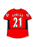 マンチェスター・ユナイテッド 2002/04 ホームユニフォーム プレミアリーグバッジ付き フォルラン背番号21