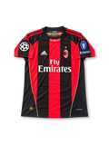 ACミラン 2010/11 ホームユニフォーム チャンピオンズリーグパッチ付き ロナウジーニョ背番号80
